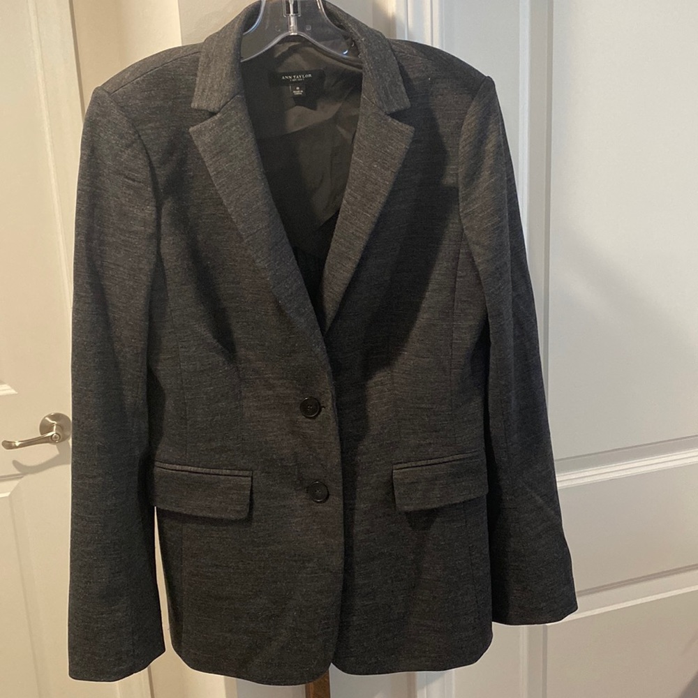 Ann Taylor Heather Gray Blazer